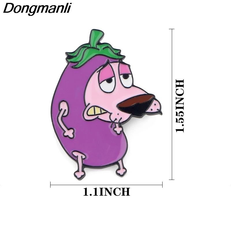 P3995 Dongmanli мультфильм ювелирные изделия милые собаки металлическая Глянцевая булавки и Броши Модные лацканы значок забавные подарки