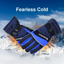 Ветрозащитные зимние перчатки с подогревом на литиевой батарее, 4 теплых часа+ уличные перчатки для катания на лыжах, рыбалки, пальцев, утепленные хлопковые перчатки