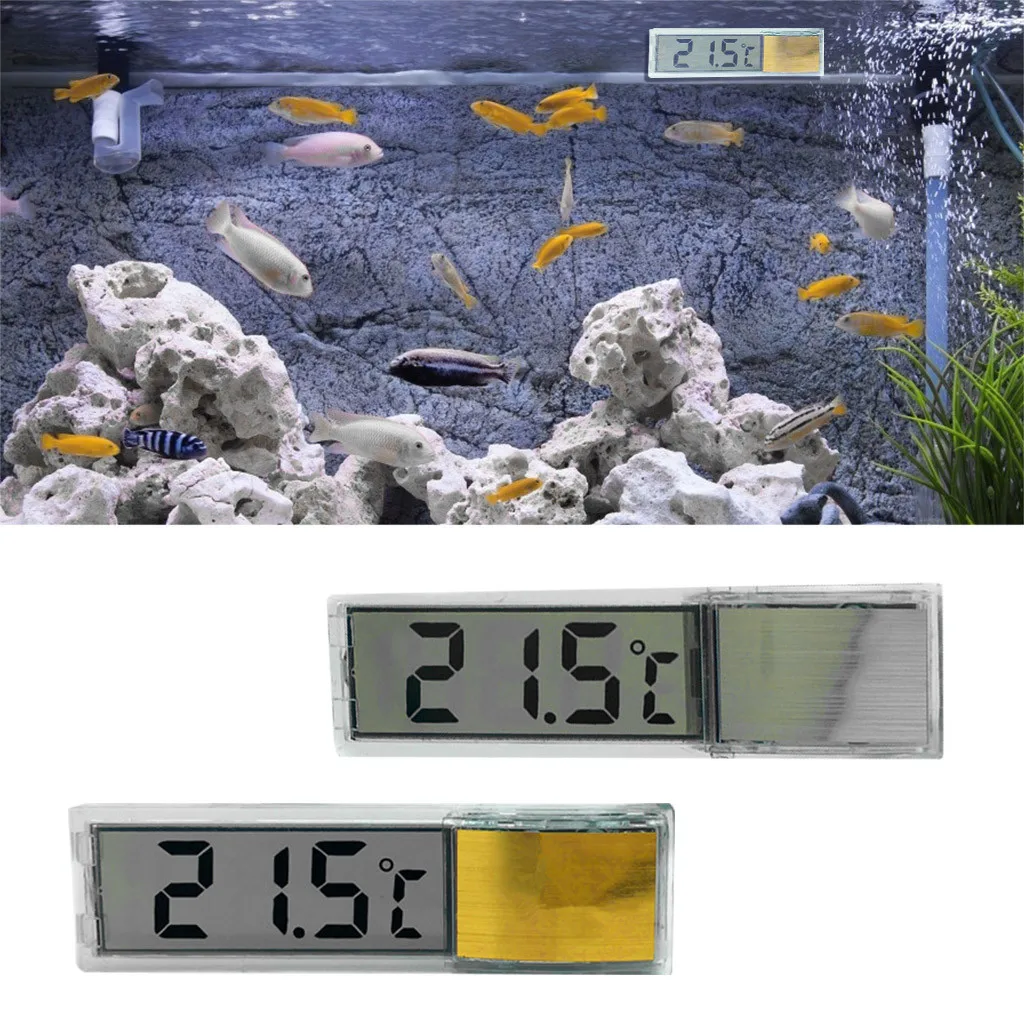 Зима 2020 новинка lcd 3D цифровой измерительный прибор для аквариума термометр