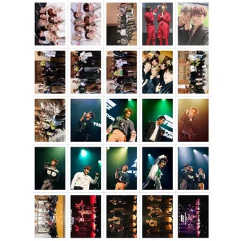 

100Pc/Box KPOP ATEEZ Album The Collection HD Photo Cards Self Made Double Side High Definition Picture LOMO Card Photocard