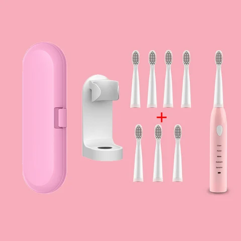 Sonic Electric Toothbrush Rechargeable Tooth Brushes Washable Electronic Whitening Teeth Brush Adult Timer Toothbrush