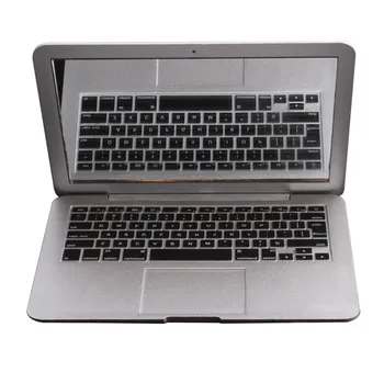 

Mirrorbook Air Mini Novel Makeup Mirror MacBook Air Shaped Cosmetic Pocket Compact (Silver) ZGOOD