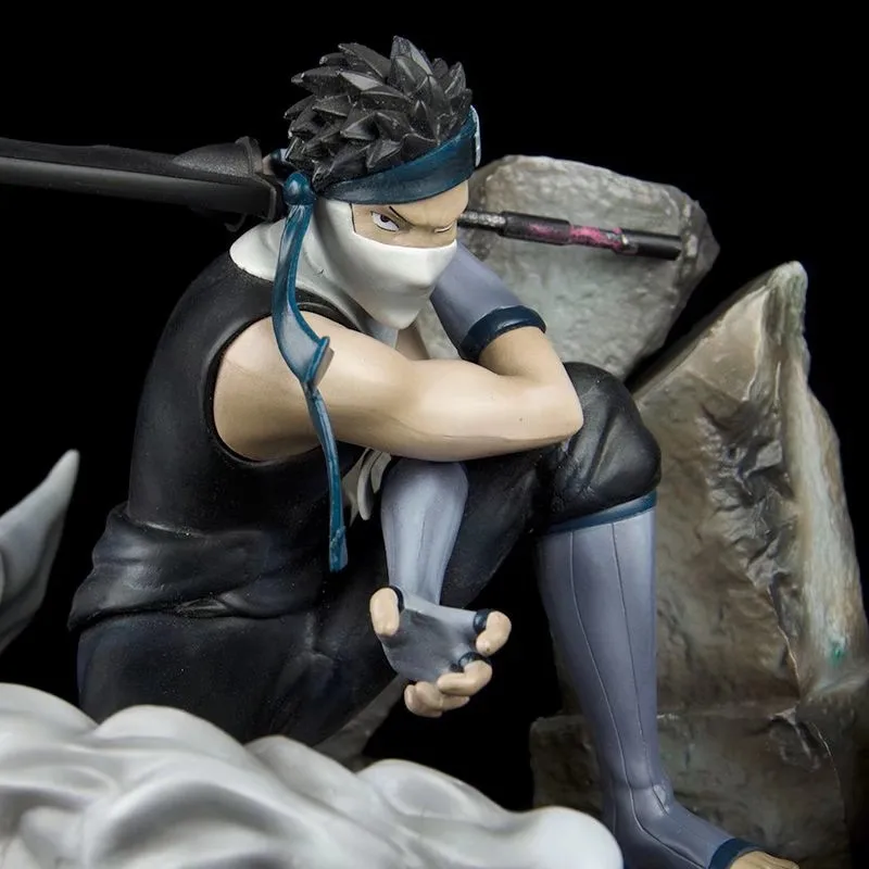 Naruto Shippuden Momochi Zabuza Anime Figure Haku Inuzuka Kiba Aburame
