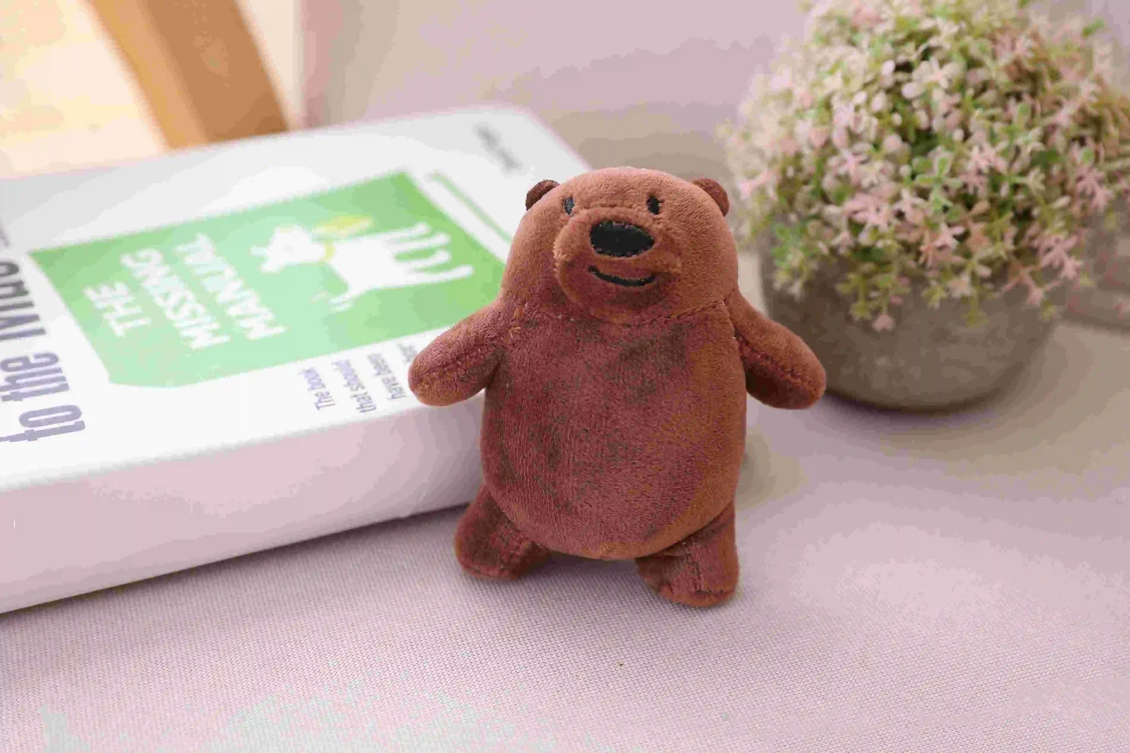 1pc 12cm We Bear Bare Stuffed Plush Toys Cute Polor Bear Brown Bear Plush Doll Toy Pendant Bag Decor Gift For Children Girl Xmas