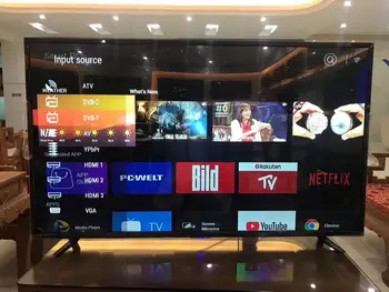 Billig HD Monitor Display 1920*1080p 32 43 55 Zoll Android Smart Led-fernseher T2 Globale Version TV