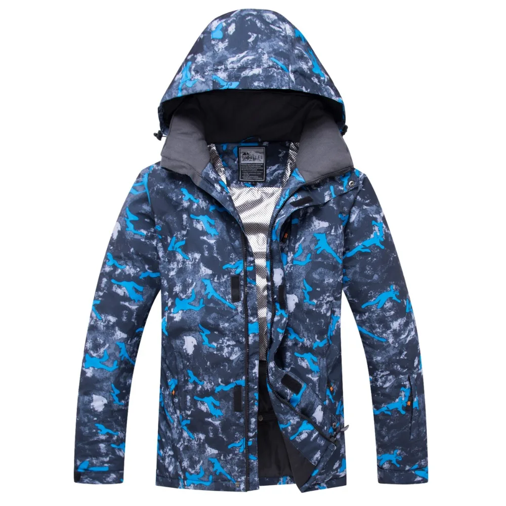 Мужская куртка для сноуборда, водонепроницаемая, ветрозащитная, дышащая, теплая, качественная, FUWEN, новая, зимняя, мужская, лыжная куртка