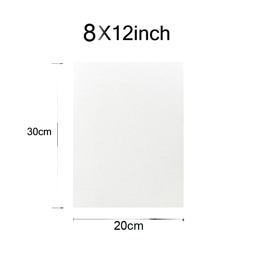 Artists Drawing Board 3 Pack Panel Canvas Painting For Acrylic Oil Paint Acid Free White Cotton Multi Sizes for learning boards