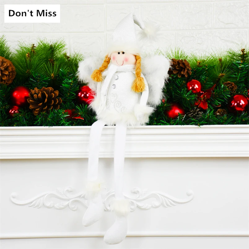 

Christmas Decoration for Tree Xmas Pendant Decoration Angel Dolls Kids Dolls Birthday Gift Navidad Decoraciones Para El Hogar