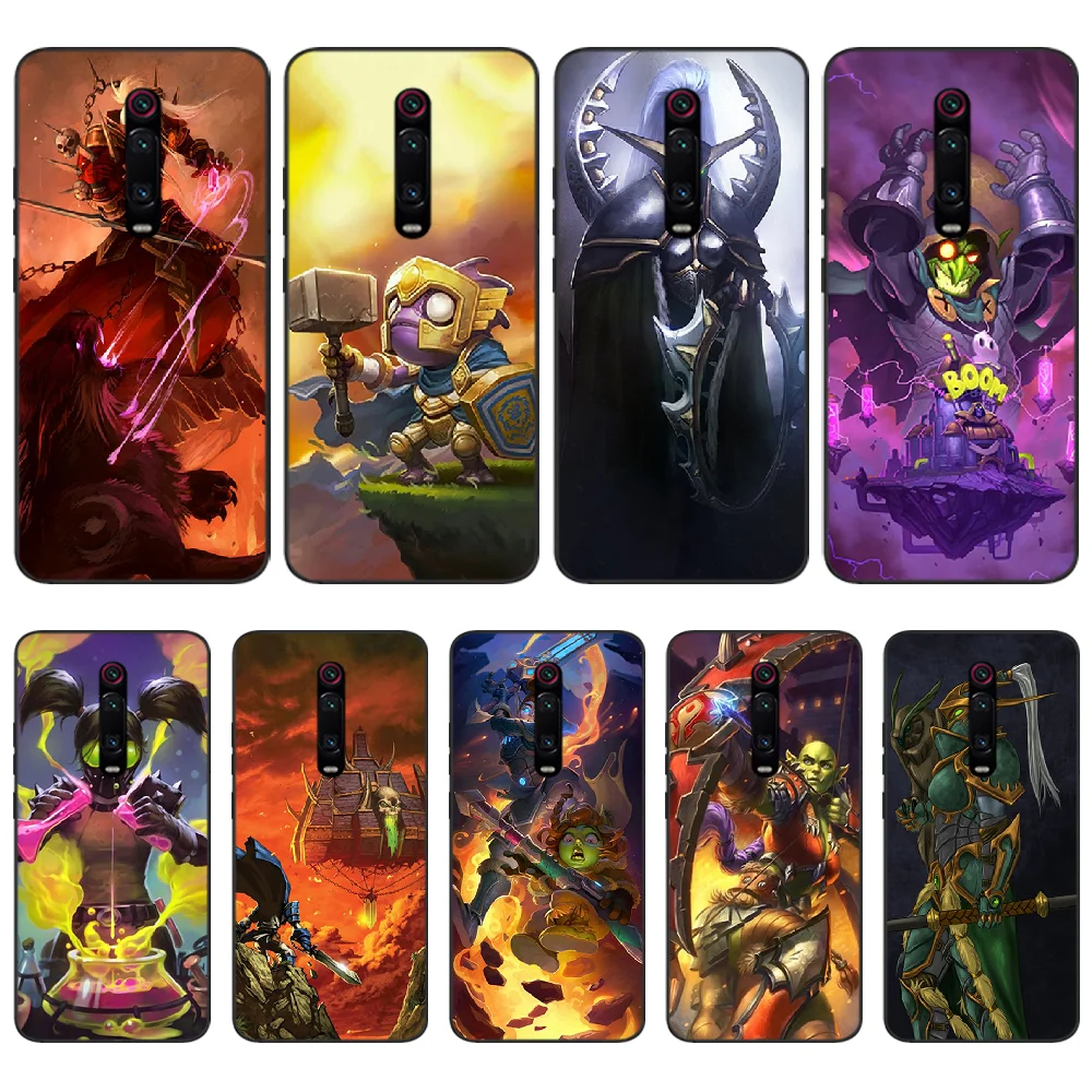 ByLoving Hearthstone классический новоприбывшие черный чехол для мобильного телефона Redmi