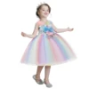 Vestidos de princesa para niñas, ropa Formal para niños de 4, 6, 7 y 8 años, para fiestas de cumpleaños y eventos de graduación, novedad de verano ► Foto 1/6