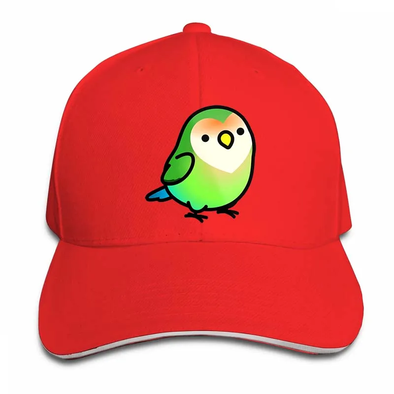 Chubby Seagreen персиковый Lovebird бейсбольная кепка для мужчин и женщин Кепка для водителя грузовика модная Регулируемая Кепка - Цвет: 2-Red