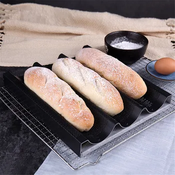 

Baking Tray 2020 Top High-Quality Non-Stick Coating Bread Baking Tray Bread Baking Mold Baking Tools Mold Pans Hornear Pan