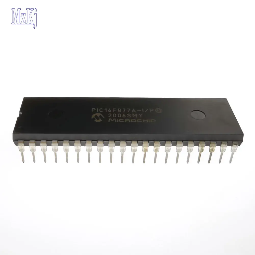 1 шт. 16F877 новый оригинальный PIC16F877A I/P PIC16F877 микрочип DIP40|Интегральные схемы| |