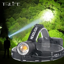 XHP70.2 светодиодный налобный фонарь, перезаряжаемый через USB, XHP70, белый, желтый, яркий, для охоты, велоспорта, водонепроницаемая лампа, 3x18650