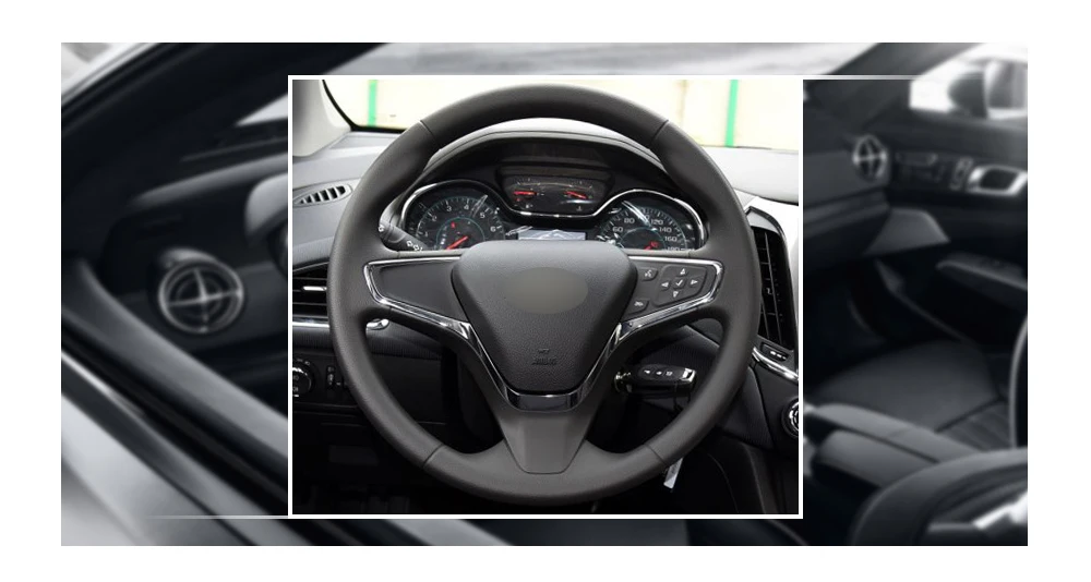 Черный PU искусственная кожа Чехлы рулевого колеса автомобиля для Chevrolet Cruze вольт новинка Cruze