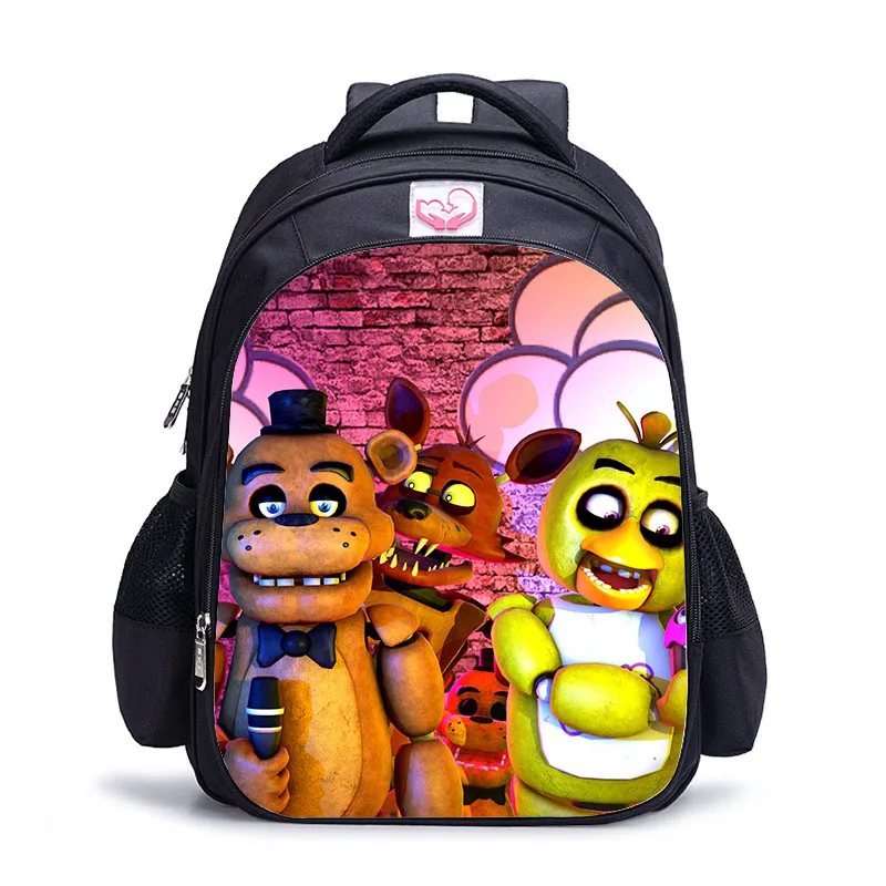 Пять ночей у Фредди школьный рюкзак Bonnie Fazbear Foxy Freddy Chica школьные сумки для подростков детские сумки - Цвет: 24