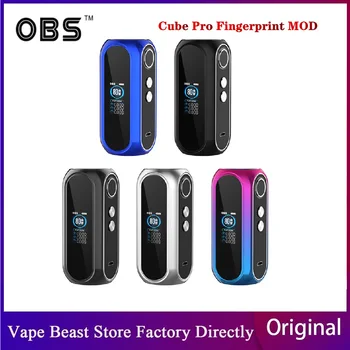 

Original New OBS Cube Pro 80W Fingerprint VW MOD Built-in 3000mAh Battery Max Output Electronic Cigarette Vape Mod vs Aegis Hero