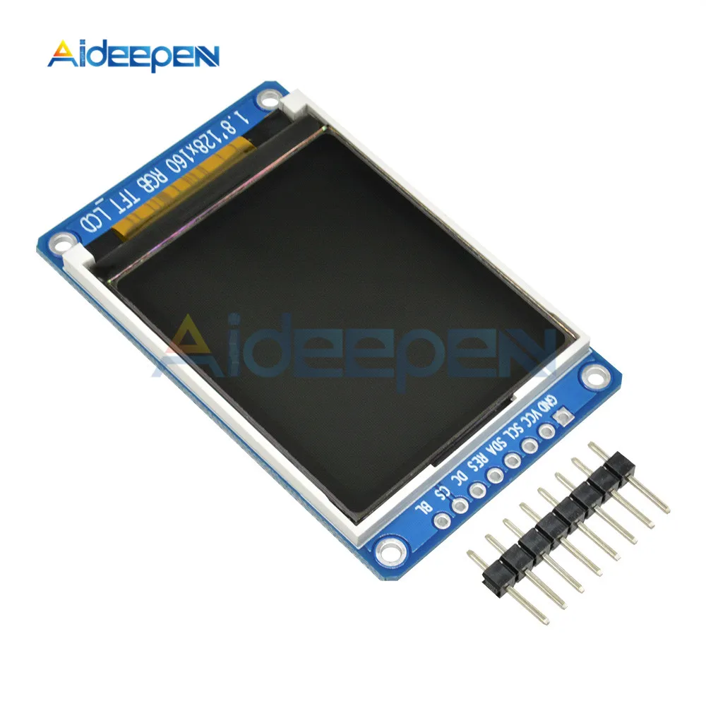 1 шт. 1," 1,8 дюймов TFT экран Полноцветный 8 PIN 128x160 128*160 SPI полноцветный TFT ЖК-дисплей модуль Плата Замена OLED