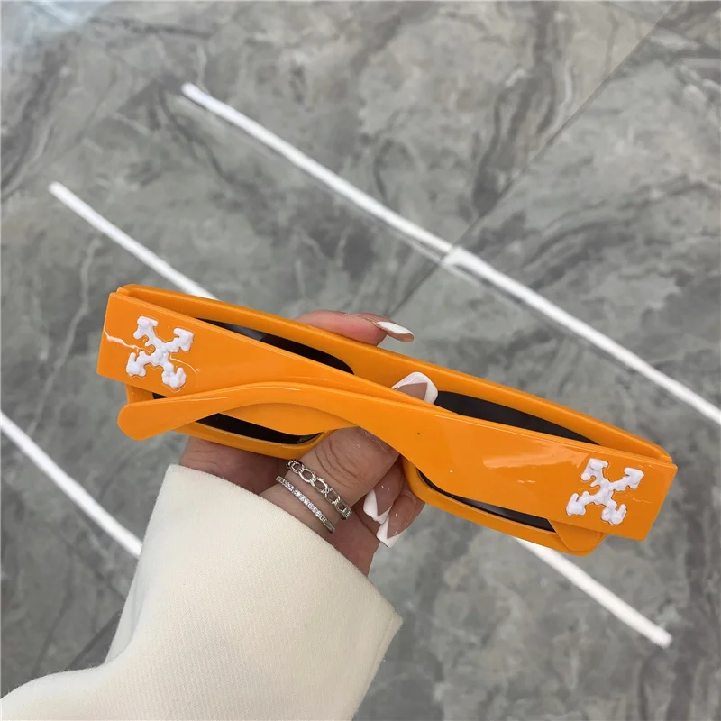 Rektangulära retro solglasögon vintage design mode unisex_voghion.com