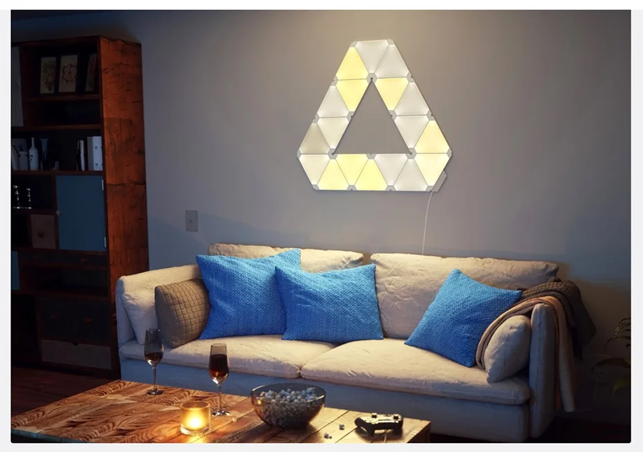 Xiaomi Nanoleaf полноцветный умный нечетный светильник для работы с Mijia для Apple Homekit Google Assistant установка 4 шт./1 коробка