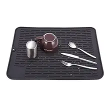 40*30 см Силиконовая сливная прокладка, изоляционная прокладка для кухонной столешницы, кухонная раковина, прокладка для водяного фильтра, коврик для сушки