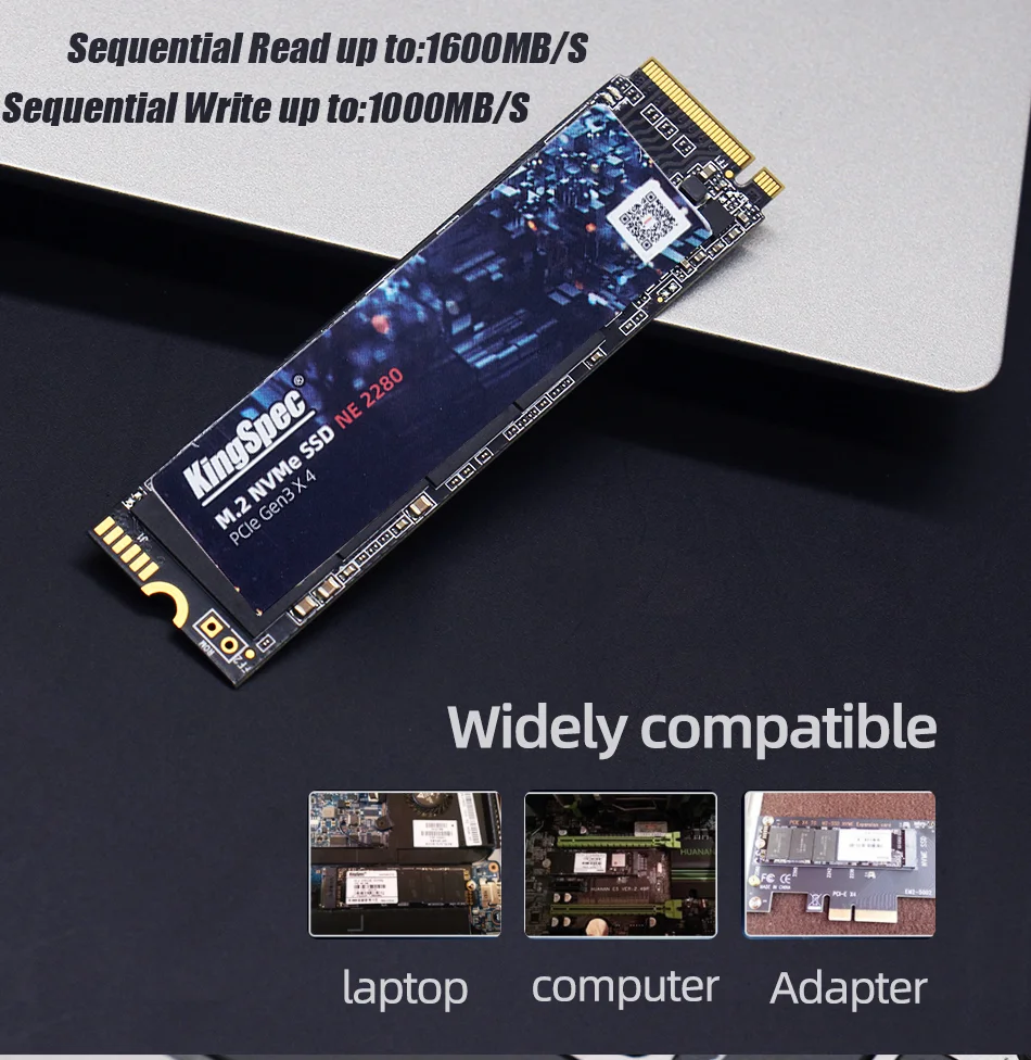 KingSpec M2 NVMe 2280 SSD, M.2 PCIe 128GB 256 GB 512GB 1TB, SSD M2 PCIe  SSD 2280mm 2TB