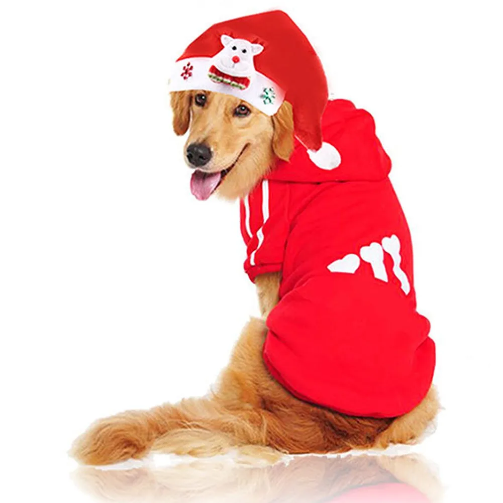 Small Medium Large Dogs Christmas Hat Pet Festival Accessories Dog Cats Autumn Winter Red Caps
