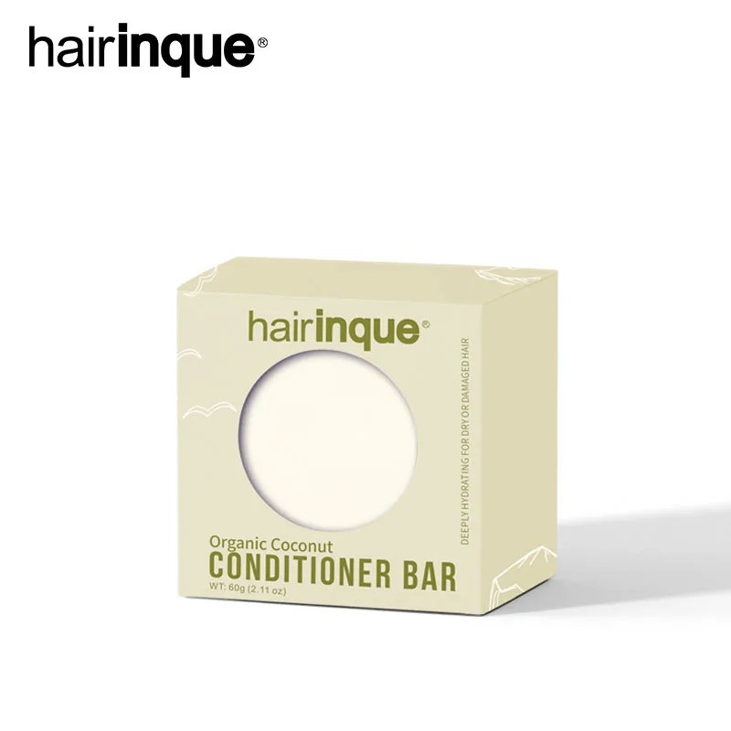 Органический кокосовый кондиционер ручной работы, бар, твердый кондиционер для волос, мыло, глубокое увлажнение, сглаживание, сухой уход для поврежденных волос