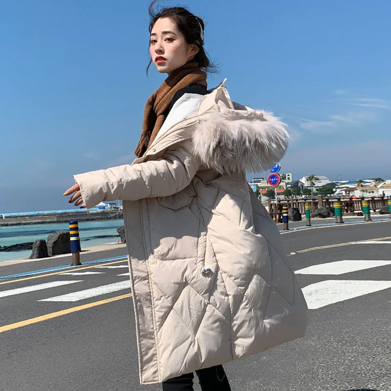 

Photo Shoot 2019 New Style down Jacket Women's Korean-style Dongdaemun Loose-Fit Students Cotton-padded Clothes Hong Kong Style