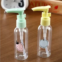 1 шт 60 мл 100 мл дорожные Прозрачные Пластиковые Многоразовые Бутылочки для эмульсий распылитель шампунь крем баночка отправка в случайном цвете
