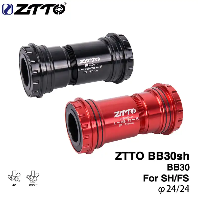 Ztto 30sh底ブラケットbb30 Gxp 22 24 ミリメートルアダプター自転車圧入車軸mtbロードバイクパーツデュアルシリコーンシール ボトムブラケット Aliexpress