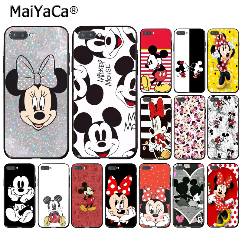 

MaiYaCa Beauty Cartoon Mickey Minnie Mouse Christmas Phone Case for Huawei Honor 8X 9 10 20 Lite Honor 7A 7C Honor10i View20