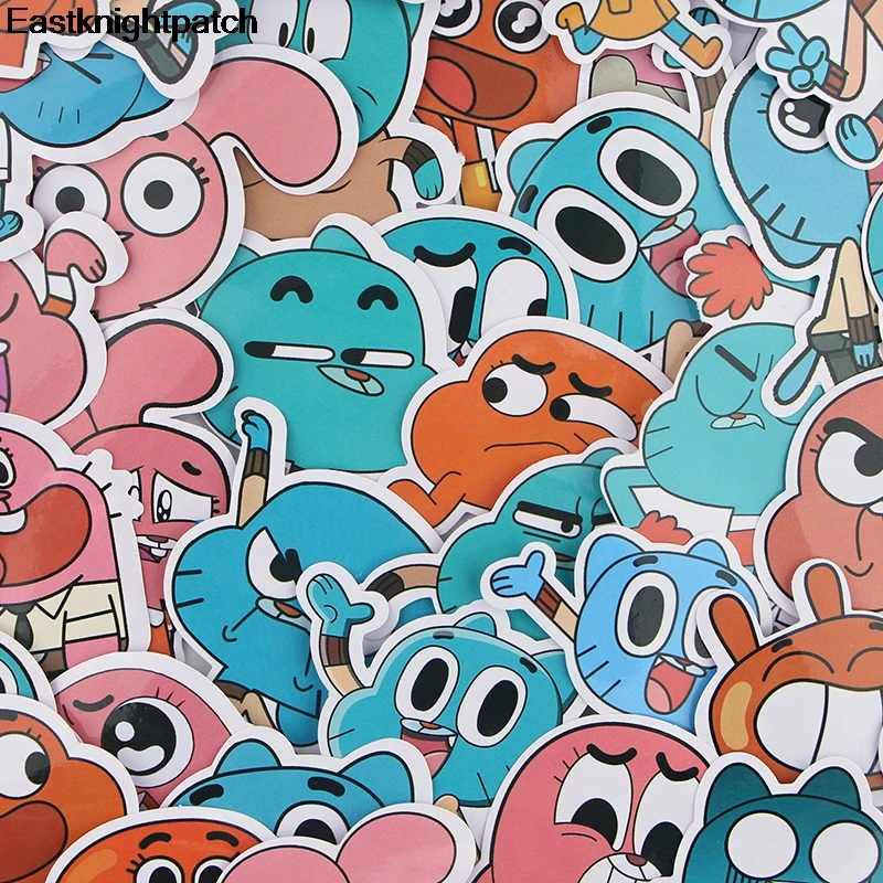 39 шт. удивительный мир Gumball стикер пакет для DIY скрапбукинга альбом скейтборд телефон тетрадь Наклейка украшения E1079