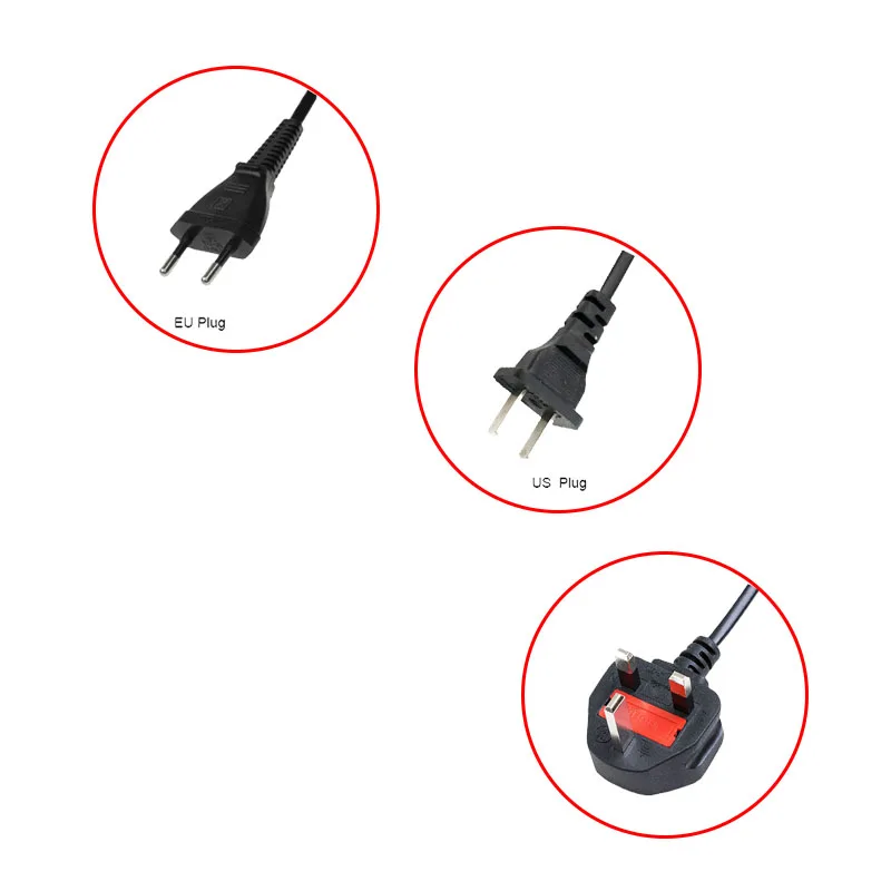 1,5 м ЕС питающий кабель 2ft 2-контактный штырек кабель 1,5 M 250V 2.5A нам Мощность шнур Великобритании поставить свинцовый провод, кабель Мощность для освещения