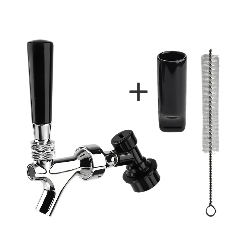 Craft Beer Tap Faucet with Gas Ball Lock Quick Disconnect Kit Home Brewing DIY Soda |