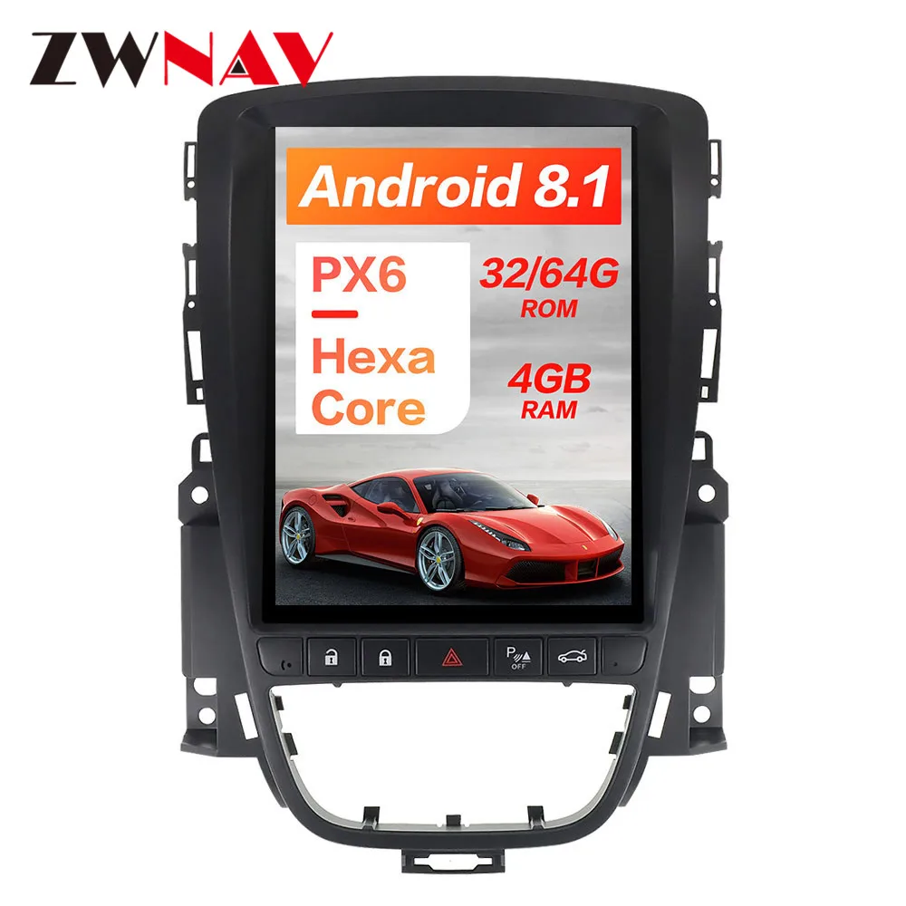 Android 8,1 Tesla style 4GB ram Автомобильный gps навигатор для Buick Hideo 2009- Автомобильный магнитофон головное устройство мультимедийный плеер