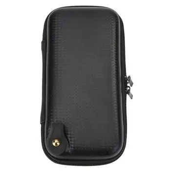 

Multifuntion Black Zipper Pencil Case Portable EVA Stationery Pouch Makeup Earphone Storage Bags