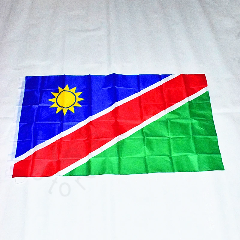 

Namibia 90*150cm flag Banner Free shipping 3x5 Footanging National flag for meet,Parade,party.Hanging,decoration