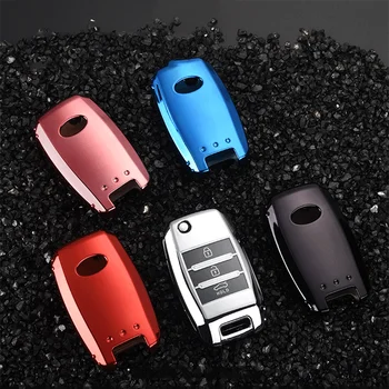 

Luxury New Hard TPU Car Remote Key Case FullCover Shell For Kia Rio QL Sportage Ceed Cerato Sorento K2 K3 K4 K5 Auto Accessories