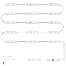 Top-LED Vanity Mirror Lights Kit 10Ft Ultra Bright White LED Lights Strip Dimmable Makeup Mirror Lights Waterproof LED Module Li