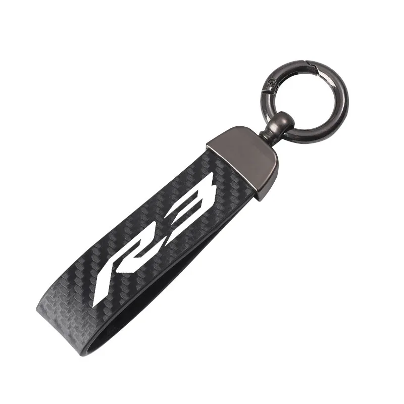 

Carbon fiber motorcycle keychain key ring for Yamaha YZF R3 2013 2014 2015 2016 2017 2018 2019 Motorcycle Accessories