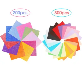 

500pcs Origami Paper 300 Double-sided Paper 200 Single-sided Square Easy Fold Paper for Beginner Arts and Crafts Projects 15cm