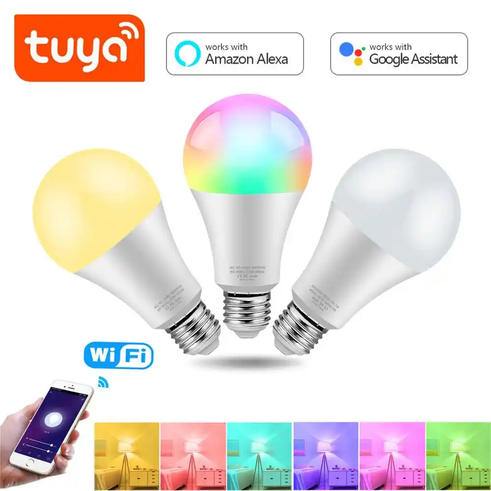 led lights google home