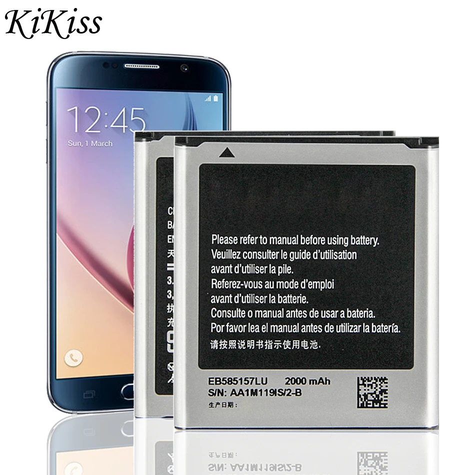 Сменный аккумулятор EB585157LU 2000 мАч для Samsung Galaxy G3559 G3556D I869 I8530 I8552 I8558 | Мобильные