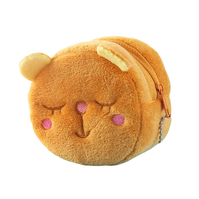 Portable Cute Plush Coin Purse Panda Animal Small Coin Purse Zipper Money Wallet Wholesale Kids Birthday Gift New 4