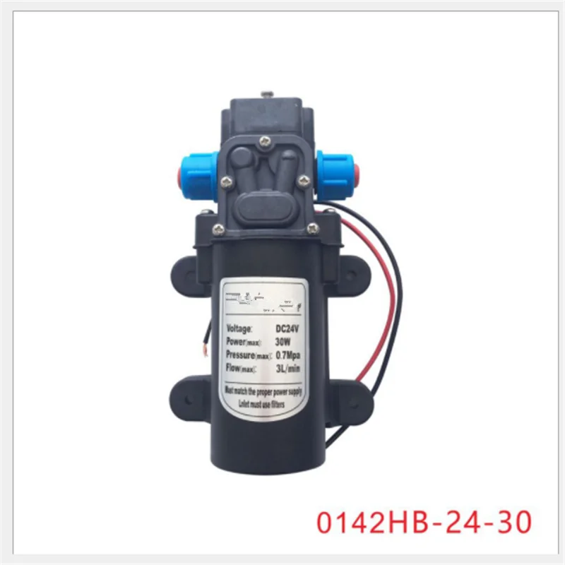 Горячая Высокое качество Быстрая DC 12V DC 24V 30W 3L/Min 0.7Mpa водяной мембранный самовсасывающий насос высокого давления