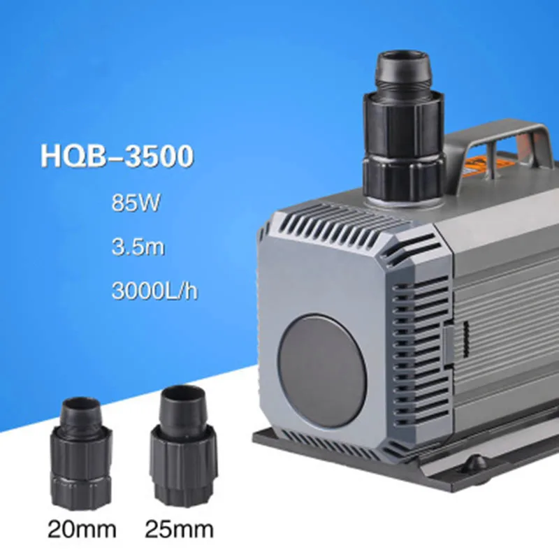 HQB-2000~3500 Aquarium Amphibious Pump,multi-functional submersible pump fish tank water wave pump 220-240V - Цвет: HQB-3500