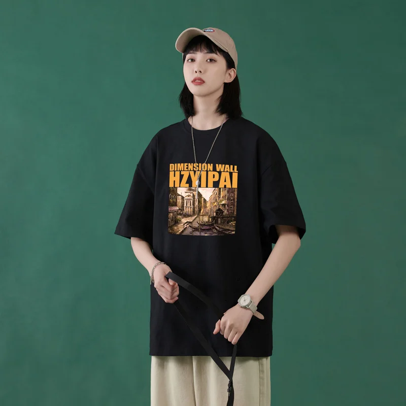 SingleRoad Female T-shirt 2020 Summer Oversized Graphic Unisex Hip Hop Harajuku Tshirt Japanese Streetwear T Shirt For Women