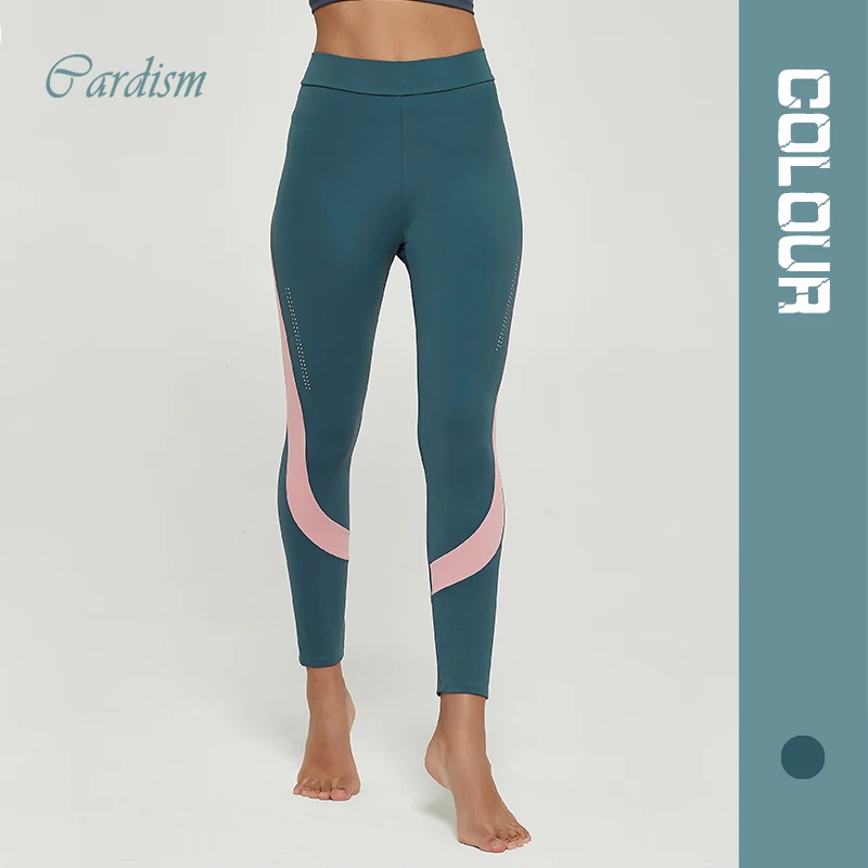 Женские спортивные штаны для йоги Cardism Леггинсы с высокой талией спортзала женская спортивная одежда