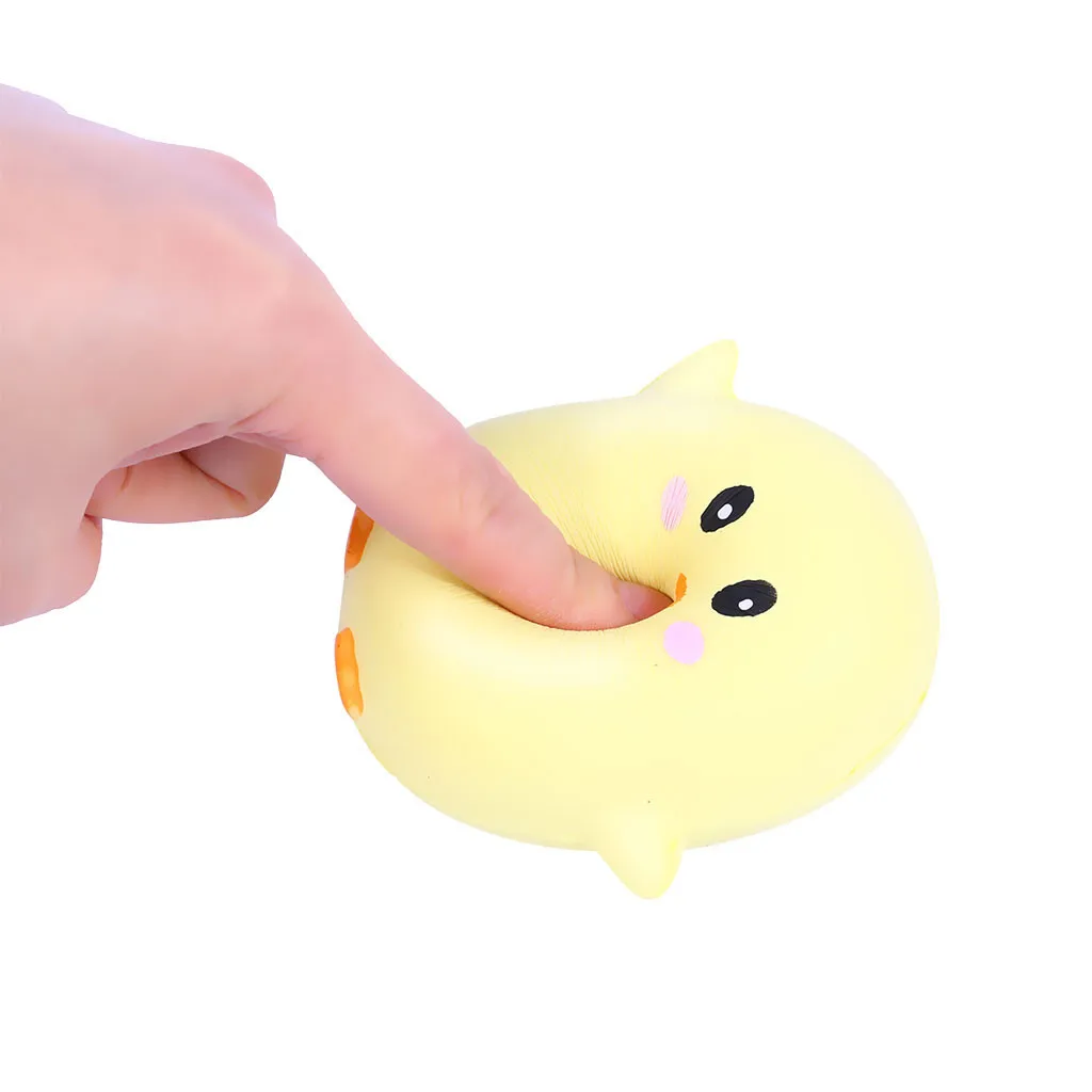 4 Pcs Adorable Animals Slow Rising Stress Relief doll Squeeze Decompression Toy Funny Holiday Gift Simulation Cartoon toy #C